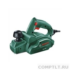 Bosch PHO 1500 Рубанок 06032A4020 Номинальная потребляемая мощность 550 Вт, глубина сгорания 0-1,5 мм, глубина выборки пазы 0-8,0 мм, рабочая ширина 82 мм, число оборотов на холостом ходу 19500 