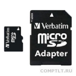 Micro SecureDigital 8Gb Verbatim 44081 MicroSDHC Class 10 UHS-I, SD adapter