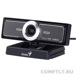Genius WideCam F100 Black 1080p Full HD, вращается на 360°, универсальное крепление, микрофон, USB 32200213101