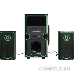 Dialog Progressive AP-222B BLACK - акустические колонки 2.1, 30W210W RMS, Bluetooth, USBSD reader