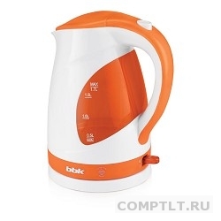 BBK EK1700P W/O Чайник электрический, белый/оранжевый