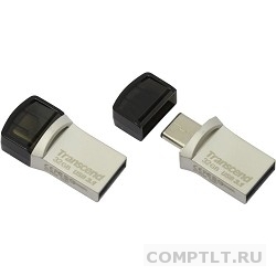 Transcend USB Drive 32Gb JetFlash 890 TS32GJF890S USB 3.0/3.1  Type-C