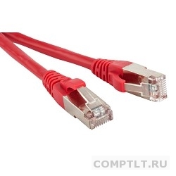 Hyperline PC-LPM-STP-RJ45-RJ45-C5e-1M-LSZH-RD Патч-корд F/­UTP, экранированный, Cat.5е, LSZH, 1 м, красный