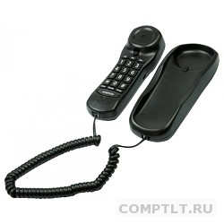 RITMIX RT-003 black Телефон проводной Ritmix RT-003 черный повторный набор, регулировка уровня громкости, световая индикац