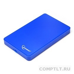 Gembird EE2-U2S-40P-B Внешний корпус 2.5" Gembird EE2-U2S-40P-B, синий, USB 2.0, SATA, пластик