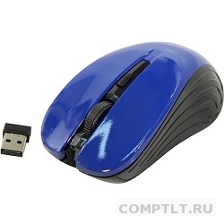Oklick 545MW черный/синий оптическая 1600dpi беспроводная USB 4but TM-5500 BLUE 368630
