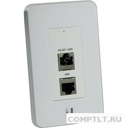 UBIQUITI UAP-IW Точка доступа 2.4 ГГц, в стену, 802.3af и раздача, 3x Ethernet