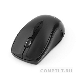 Gembird MUSW-320 Black USB Мышь беспроводная, 2кнопокиколесо-кнопка, 2.4ГГц, 1000 dpi