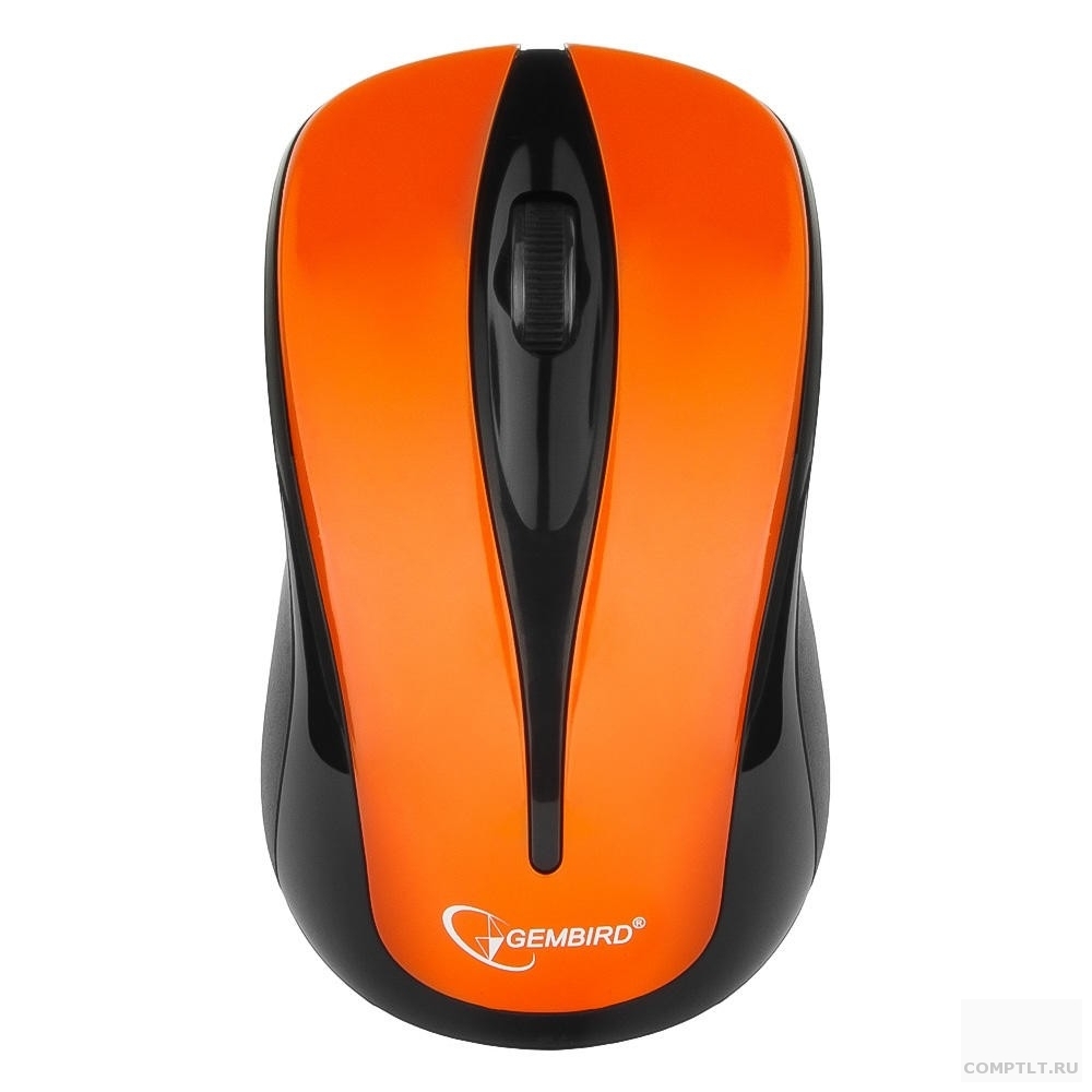 Gembird MUSW-325-O Orange USB Мышь беспров., 2кн.колесо-кнопка, 2.4ГГц, 1000 dpi
