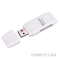 USB 3.0 Card Reader/W Mini SDXC/SD3.0/SDHC/microSD/T-Flash CR-017W белый