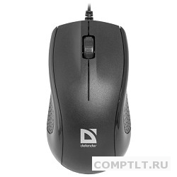 Defender Optimum MB-160 Black USB Проводная оптическая мышь, 3 кнопки,1000 dpi 52160