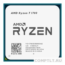  AMD Ryzen 7 1700 OEM 3.7GHz, 20MB, 65W, AM4