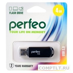 Perfeo USB Drive 4GB C03 Black PF-C03B004