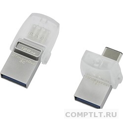 Kingston USB Drive 128Gb DTDUO3C/128GB silver