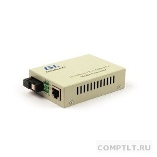 GIGALINK GL-MC-UTPF-SC1F-18SM-1310-N Конвертер из UTP, 100Мбит/c в WDM, без LFP, SM, SC, Tx1310/Rx1550, 18 дБ до 20 км