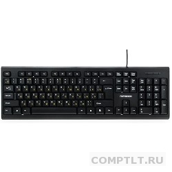 Гарнизон Клавиатура GK-120, USB, черный, поверхность- карбон