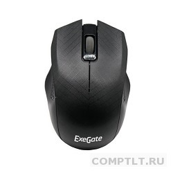 Exegate EX264100RUS Мышь Exegate SH-9027 black, optical, 3btn/scroll, 1000dpi, USB, шнур 1,5м., Color box