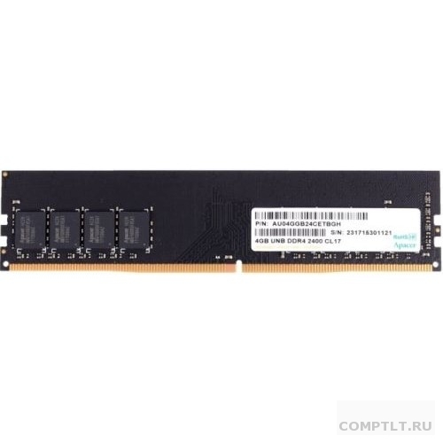 Apacer DDR4 DIMM 4GB EL.04G2T.KFH PC4-19200, 2400MHz
