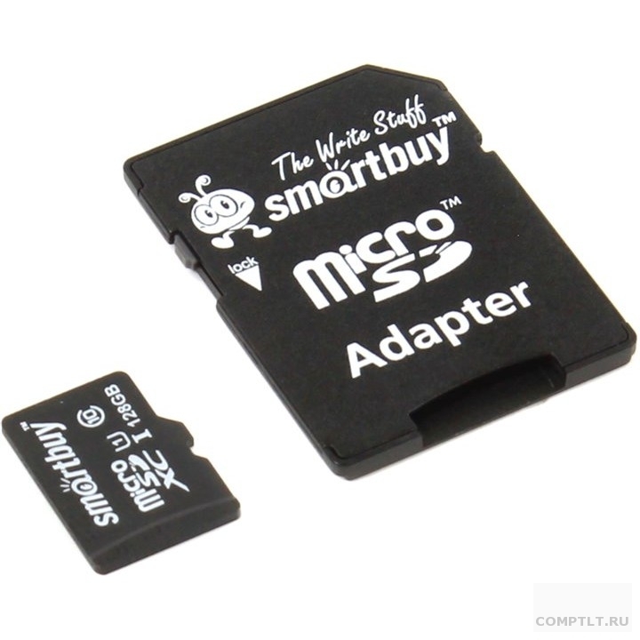 Micro SecureDigital 128Gb Smart buy SB128GBSDCL10-01 Micro SDHC Class 10, UHS-1, SD adapter