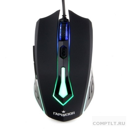 Гарнизон Мышь игровая GM-700G, "Алкес", код "Survarium", USB, чип Х1, черн., софт тач, 1600 DPI, 5кн