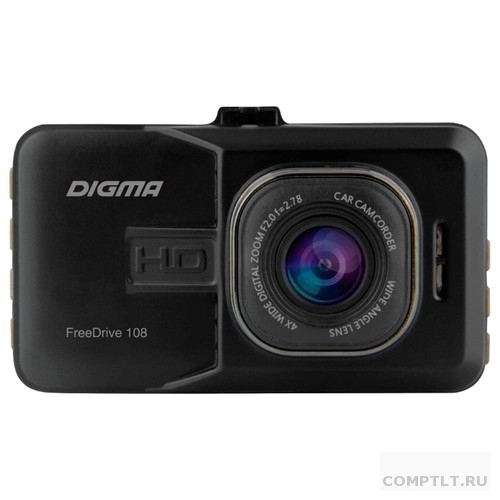 Видеорегистратор Digma FreeDrive 108 черный 1080x1920 1080p 140гр. NTK96223,Sony Sensor,Активное крепление, Угол обзора 140 градусов. 393026