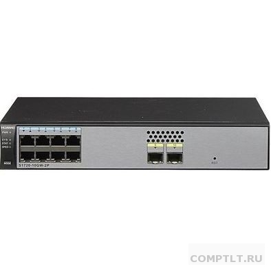 HUAWEI S1720-10GW-2P Коммутатор 8 Ethernet 10/100/1000 ports,2 Gig SFP,,AC 110/220V