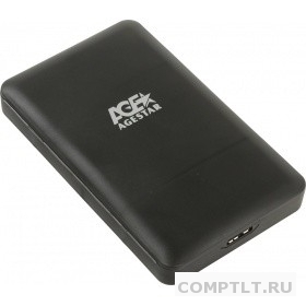 AgeStar 3UBCP3 BLACK USB 3.0 Внешний корпус 2.5" SATAIII HDD/SSD USB 3.0, пластик, черный, безвинтовая конструкция