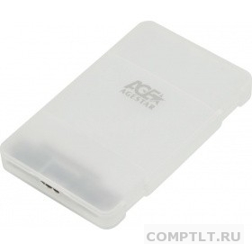 AgeStar 3UBCP3 WHITE USB 3.0 Внешний корпус 2.5" SATAIII HDD/SSD USB 3.0, пластик, белый, безвинтовая конструкция