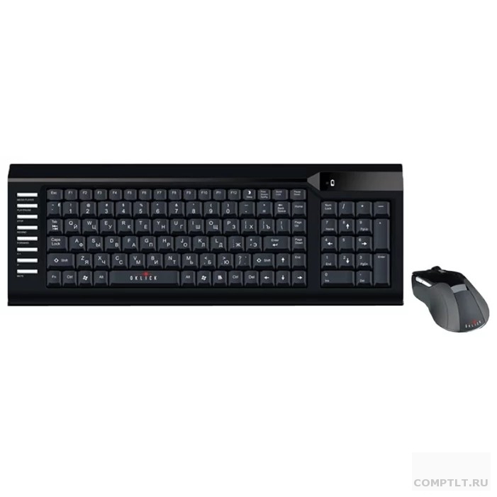 Клавиатура  мышь Oklick 220M черный, USB, беспроводная 1062000