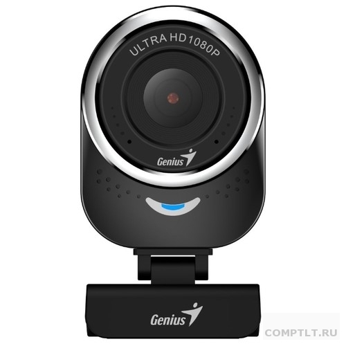 Web-камера Genius QCam 6000 Black 1080p Full HD, вращается на 360°, универсальное крепление, микрофон, USB 32200002400/32200002407