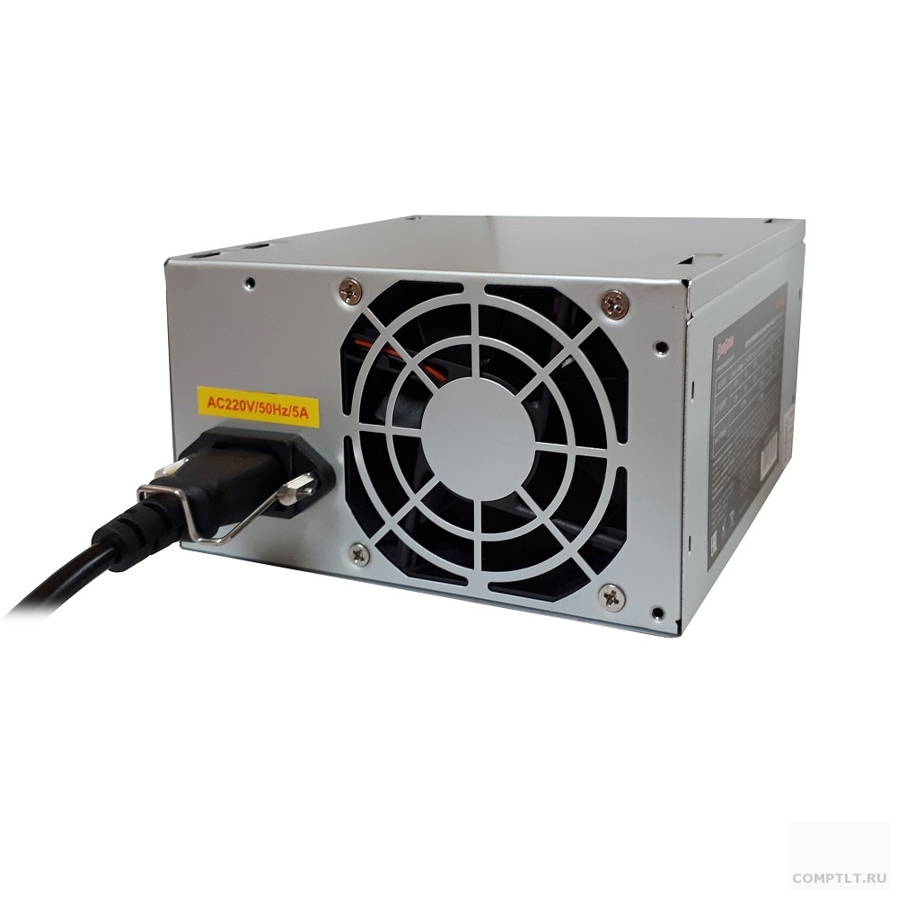 Exegate EX253681RUS-S Блок питания AA350, ATX, SC, 8cm fan, 24p4p, 2SATA, 1IDE  кабель 220V с защитой от выдергивания