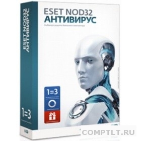 NOD32-ENA-2012RNBOX-1-1 ESET NOD32 Антивирус - продление на 20 месяцев или новая лицензия на 1 год на 3ПК
