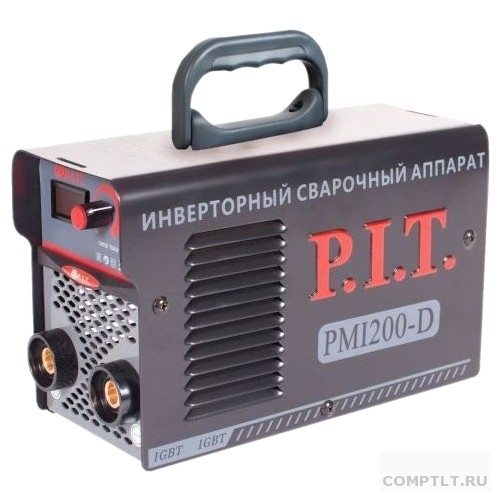 P.I.T Сварочный инвертор PMI200-D IGBT 200 А,ПВ-60,1,6-3.2 мм,4квт, от пониж.тока 170,гор старт . PMI200-D