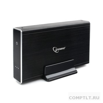 Gembird EE3-U3S-80 Внешний корпус 3.5" чёрный, USB 3.0, SATA, HDD/SSD, до 2 Тб, алюминий