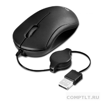 Мышь Sven RX-60 USB чёрная 21кл. 1000DPI, автосмотка, каб. 0,7м, блист.