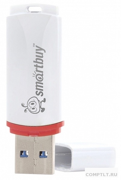 Smartbuy USB Drive 4Gb Crown White SB4GBCRW-W