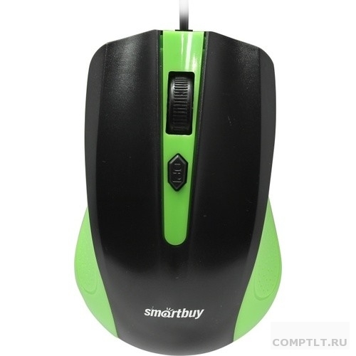 Мышь проводная Smartbuy ONE 352 зелено-черная SBM-352-GK