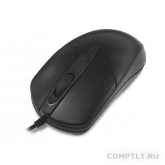 CBR CM 211 Black, Мышь проводная, оптическая, USB, 1000 dpi, 3 кнопки и колесо прокрутки, переходник с USB на PS/2 в комплекте, длина кабеля 1,8 м, цвет чёрный