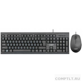 CBR KB SET 711 Carbon, Комплект клавиатура  мышь проводной, USB, поверхность "под карбон", длина кабеля 1,8 м клавиатура полноразмерная, 104 кл. мышь оптич., 1200 dpi, 3 кн. и колесо прокрутки