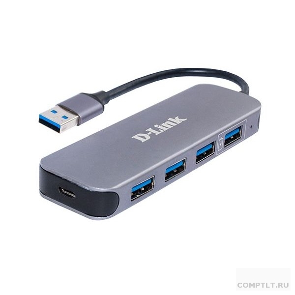 D-Link DUB-1340/D1A Концентратор с 4 портами USB 3.0 1 порт с поддержкой режима быстрой зарядки