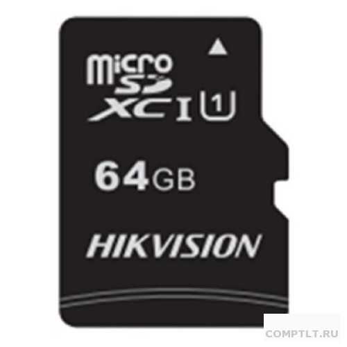 Micro SecureDigital 64Gb Hikvision HS-TF-C1/64G MicroSDHC Class 10 UHS-I