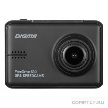 Видеорегистратор Digma FreeDrive 630 GPS Speedcams черный 2Mpix 1920x1080 1080p 150гр. GPS NTK96658