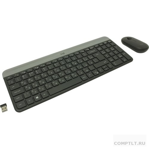 920-009206 Logitech Клавиатура  мышь MK470 GRAPHITE оригинальная заводская гравировка RU/LAT