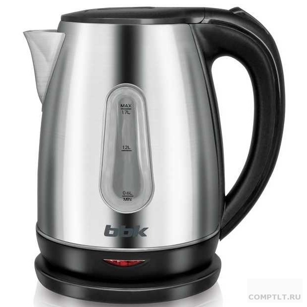 BBK EK1761S SS/B Чайник, 1.7л, 2200Вт, сталь/черный