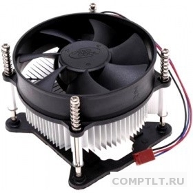 Cooler Deepcool CK-11508V2 Soc-1150/1155/1156, 3pin, 25dB, Al, 65W, 245g, screw