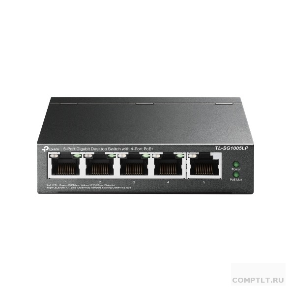 TP-Link TL-SG1005LP Настольный коммутатор с 5 гигабитными портами 4 порта PoE