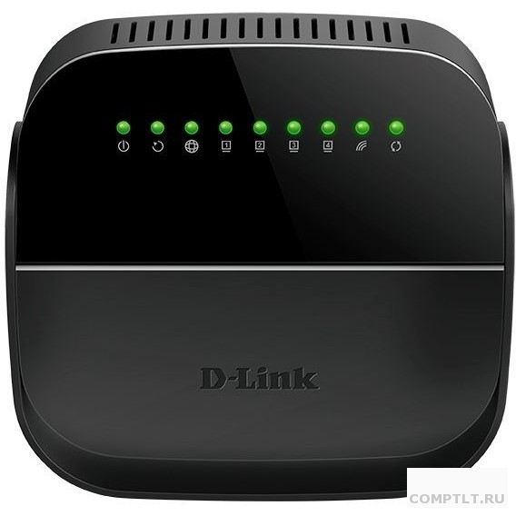D-Link DSL-2740U/R1A Беспроводной маршрутизатор N300 ADSL2, с поддержкой Ethernet WAN Annex A