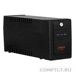 Exegate EP285542RUS ИБП ExeGate Power Back BNB-650.LED.AVR.C13.RJ.USB 650VA/360W, LED, AVR,4IEC-C13, RJ45/11, USB, Black