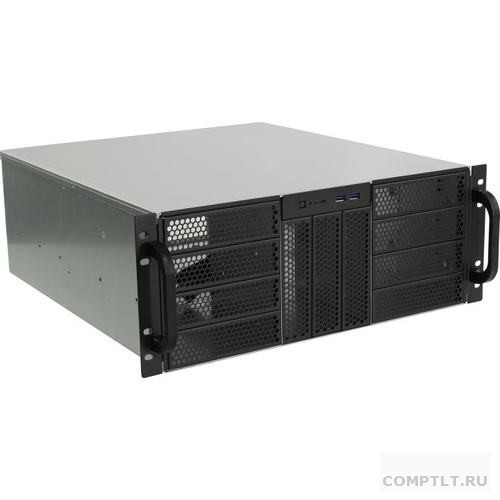 Procase RE411-D0H17-E-55 Корпус 4U server case,0x5.2517HDD,черный,без блока питания,глубина 550мм,MB EATX 12"x13"