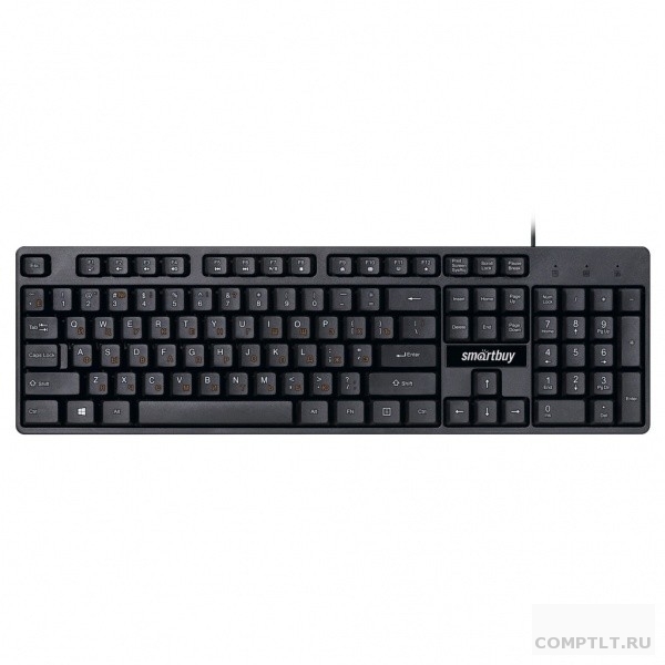 Клавиатура проводная мультимедийная Smartbuy ONE 237 USB черная SBK-237-K